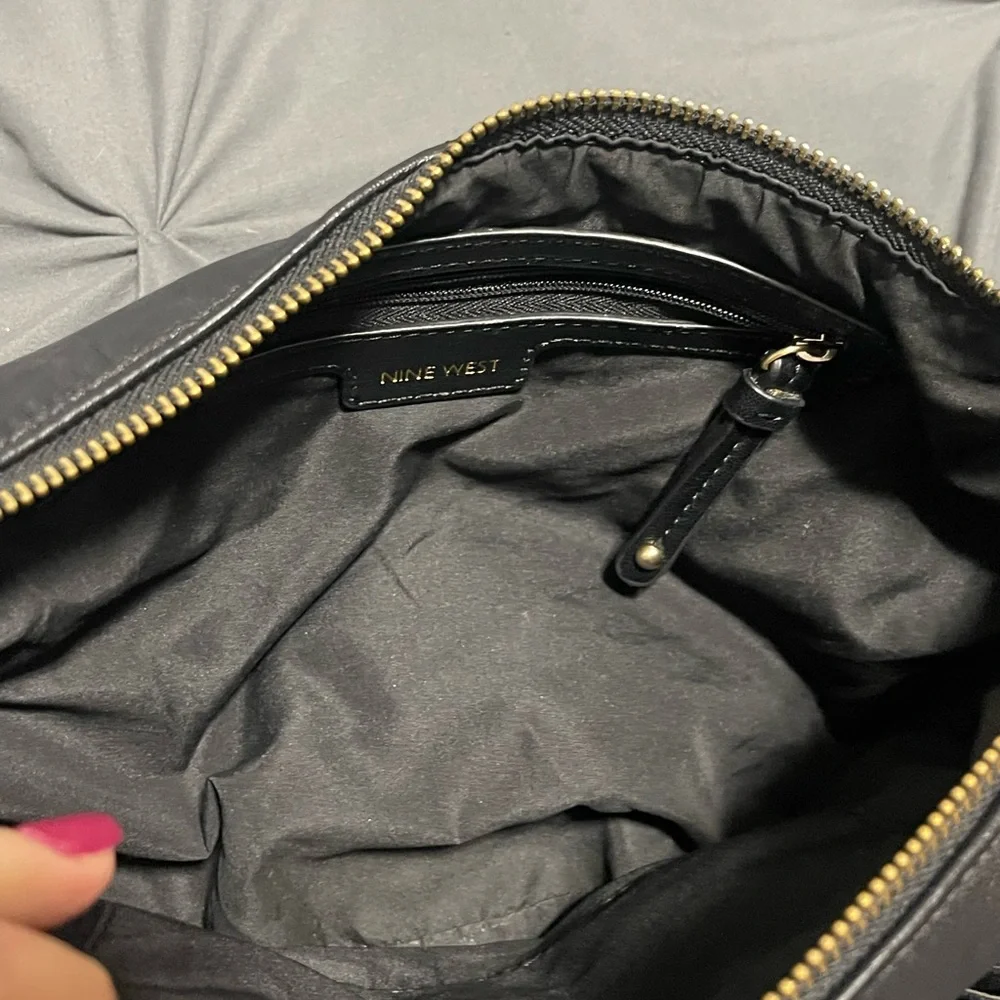 Nine West Black vegan Leather Women's Bag